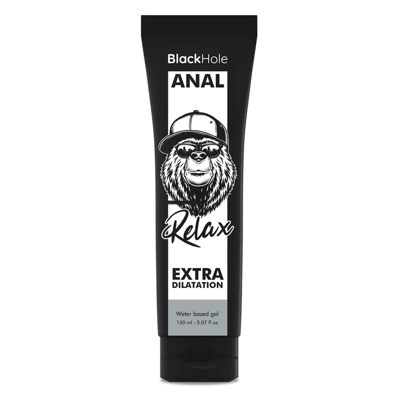 Lubricante relajante y dilatador anal - Blackhole/Agua - 150ml