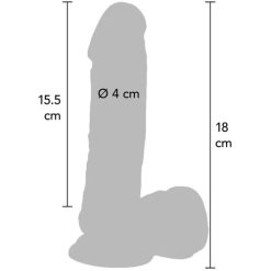 Alternative view of Vibrador realista - Get Real 18cm