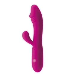Vibrador recargable con estimulador de clítoris - Candy