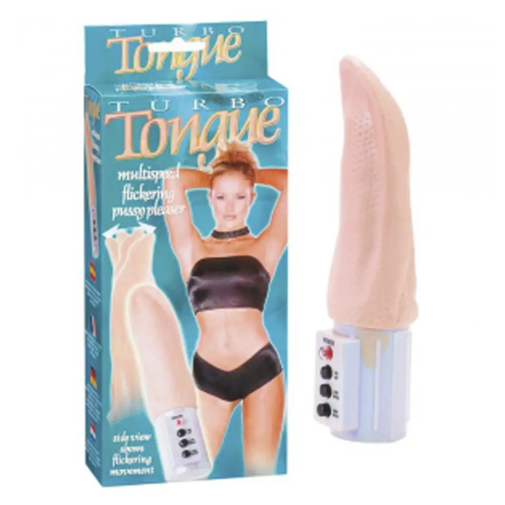 Vibrador con forma de lengua