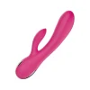 Vibrador con estimulador de clítoris y calor