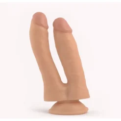 Consolador realista doble penetración - 18,5cm