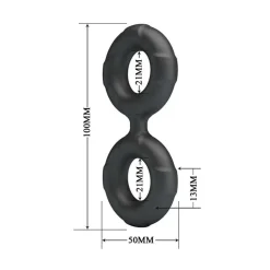 Alternative view of Anillo de silicona doble - Radwan