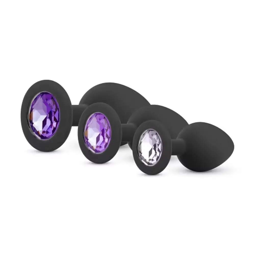Set 3 dilatadores anales con joya