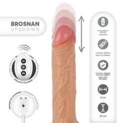 Vibrador realista multifunción telescópico - Brosnan