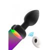 Dilatador anal vibrador con luz y control remoto
