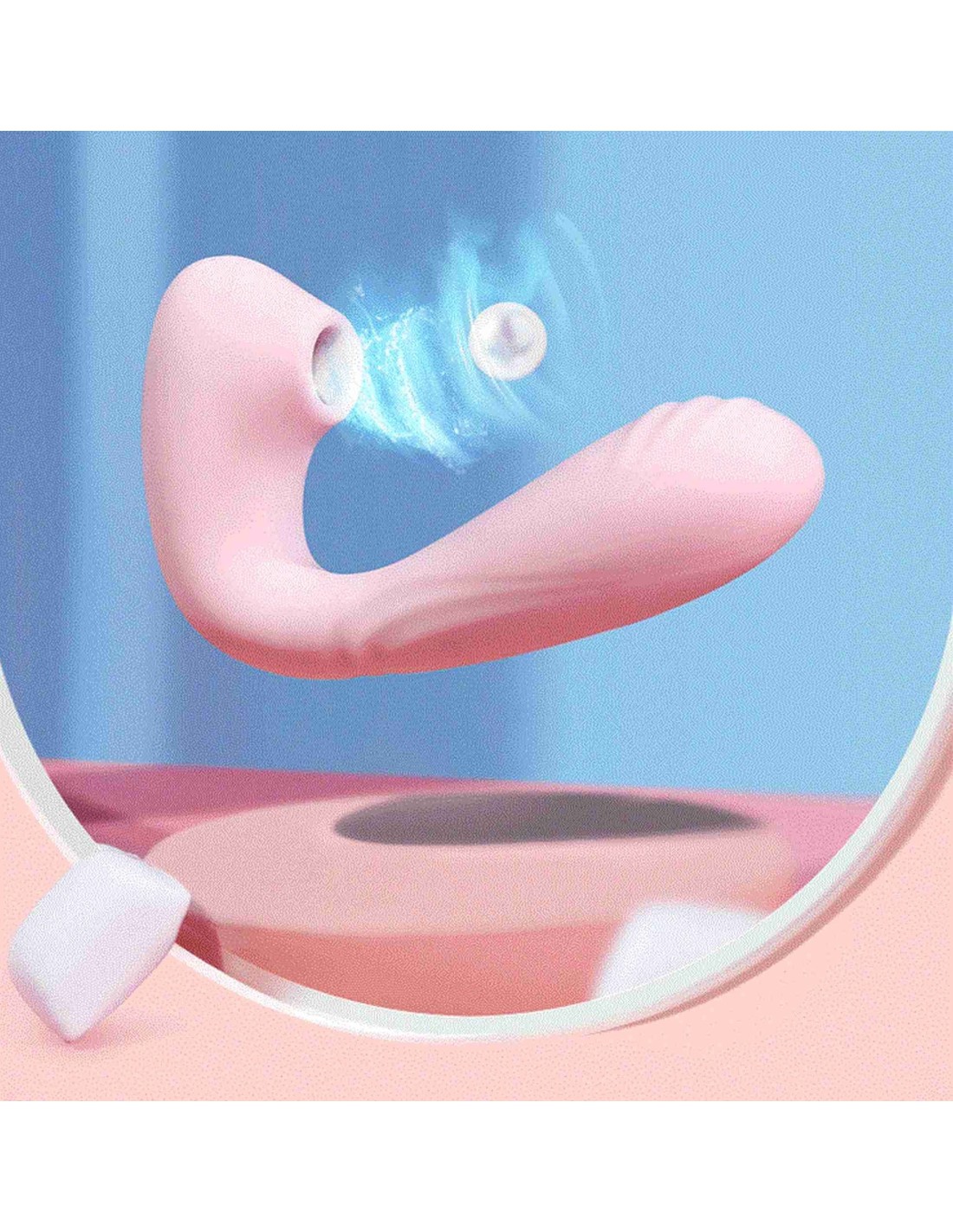 Succionador de Clítoris y Vibrador 2 en 1 - Delight - Imagen 3